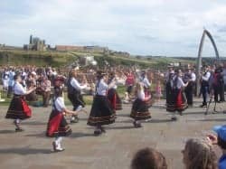 Morris dancing in Whitby