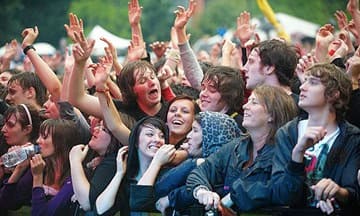 Fans at tramlines