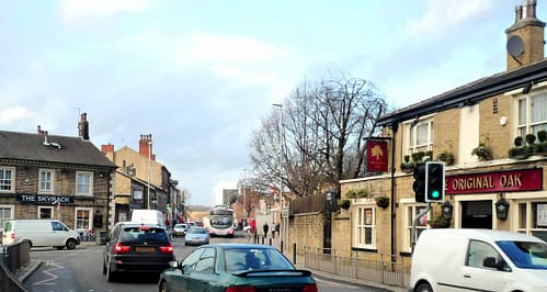 The site of the original shire Oak in Headingley