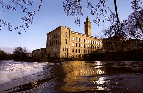 Salts Mill River Aire Photograph Tim Smith