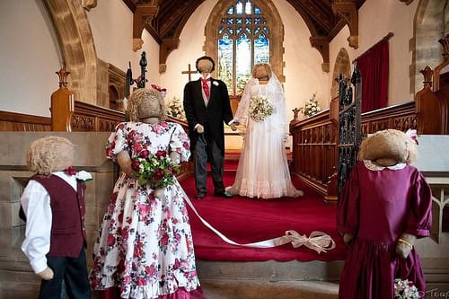 Just Married @ Kettlewell Scarecrow Festival