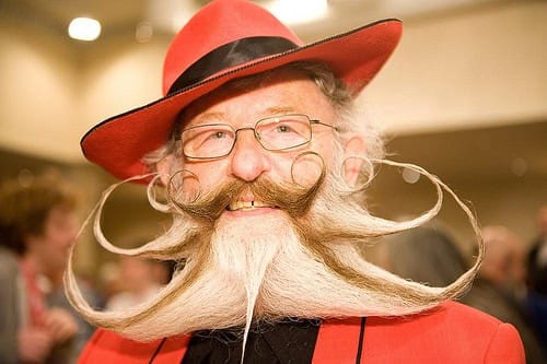 Gerhard Knapp (Germany), 3rd place in the "Freestyle Beard" category