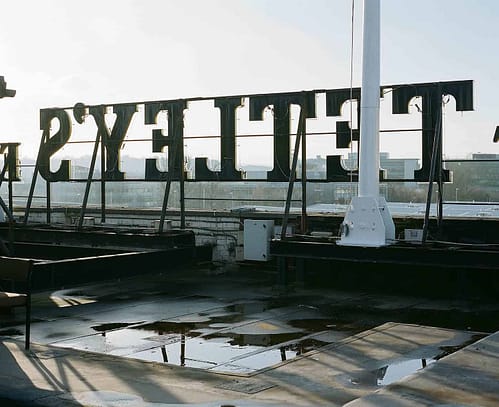 TT letters on roof Stephen Iles