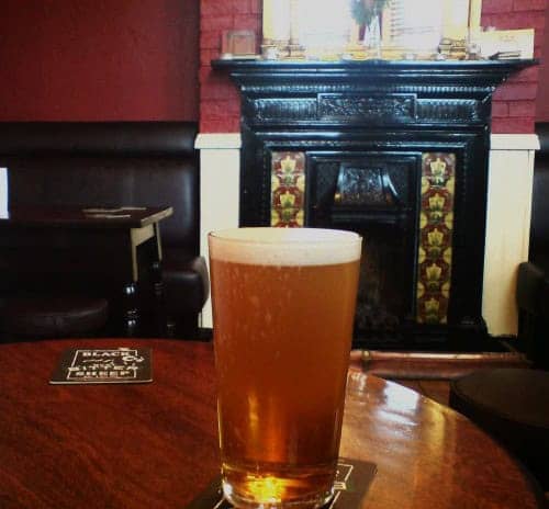  A pint at The Fox & Newt, Leeds