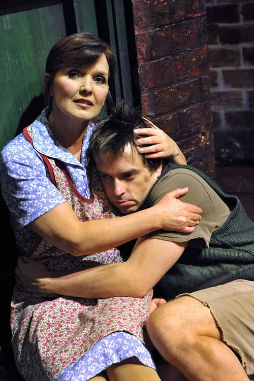 Maureen Nolan as Mrs Johnstone  & Sean Jones as Mickey