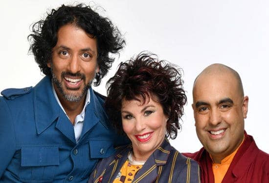 Ash Ranpura, Ruby Wax and Gelong Thubten feature in comedy show, How to Be Human.