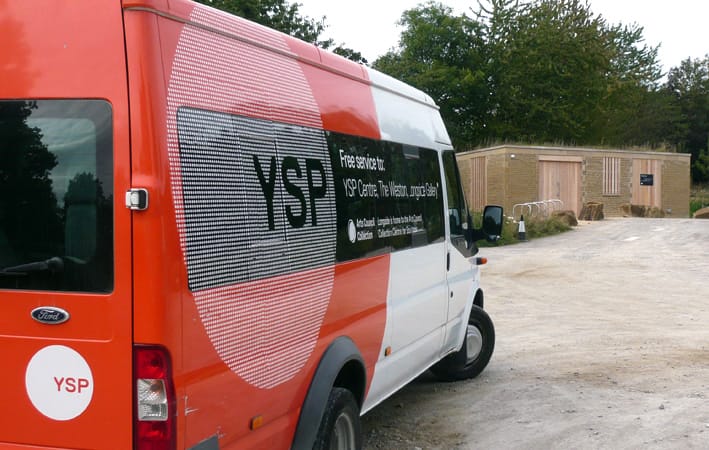 YSP minibus in car park