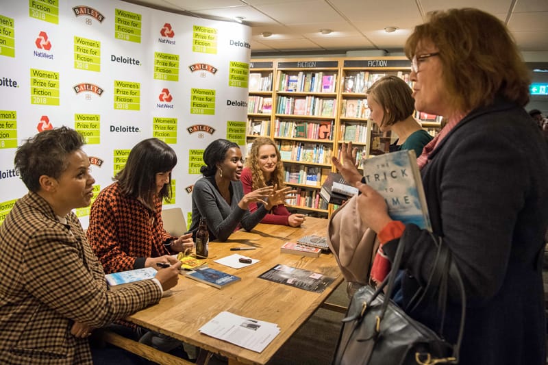 Left to right Kit de Waal, Catherine Meyer, June Sapong, Kate Williams (Courtesy of Baileys Book Bar).