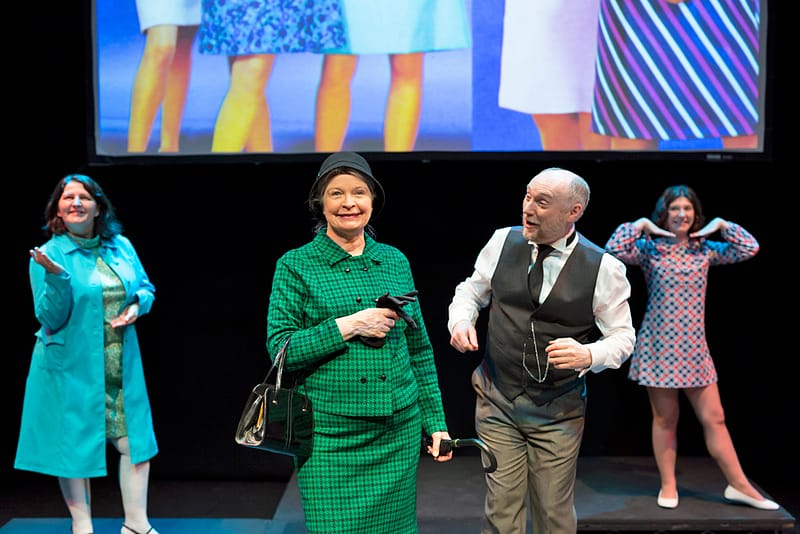 From left : Maz Barker, Alyson Marks, Ian Ray-White and Sophia Kelly in the 1960s