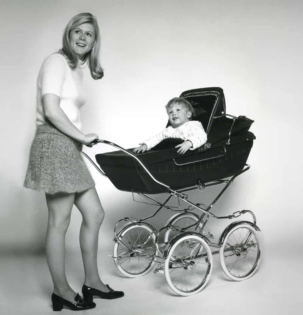 White silver cross pram on sale